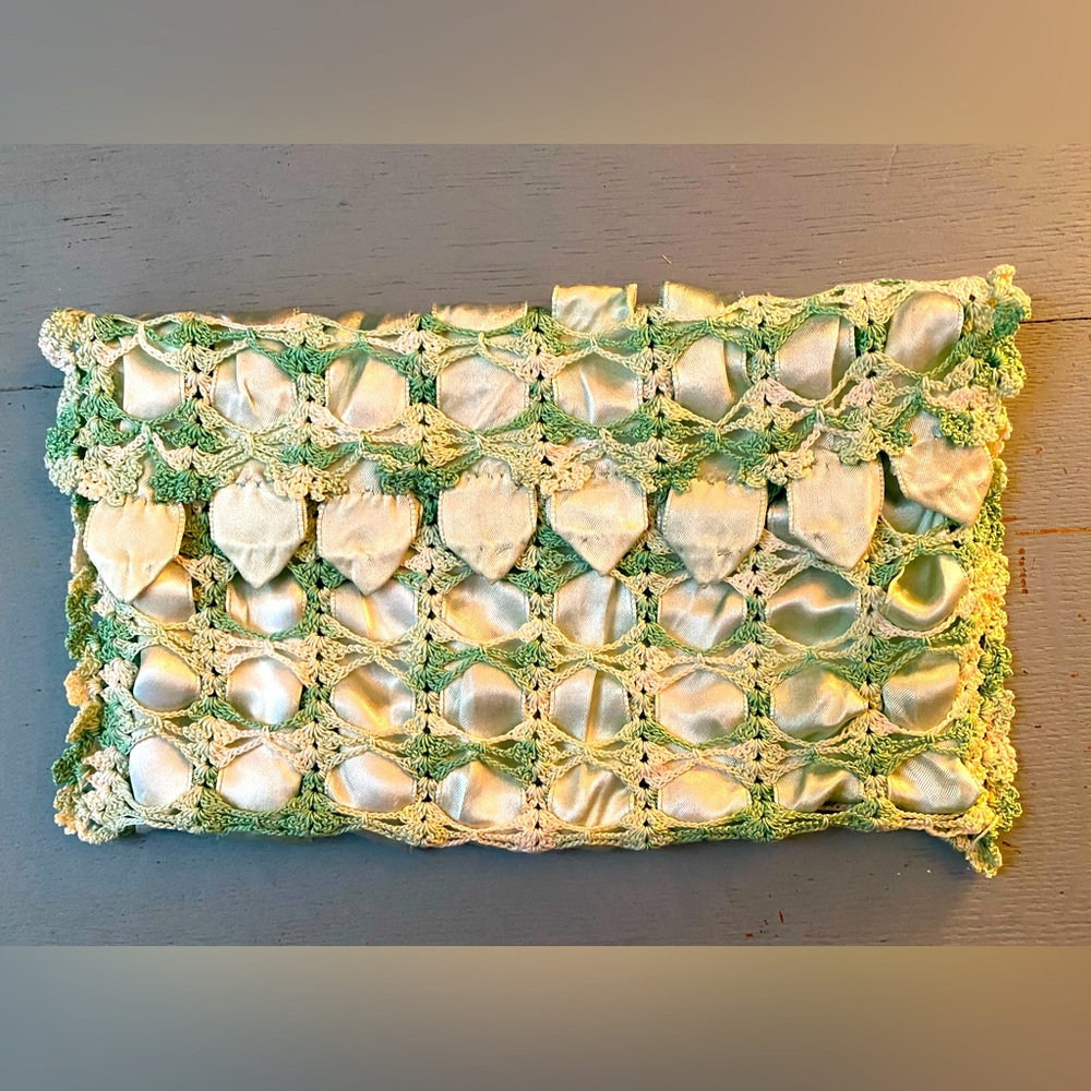 Vintage Crochet Pouch